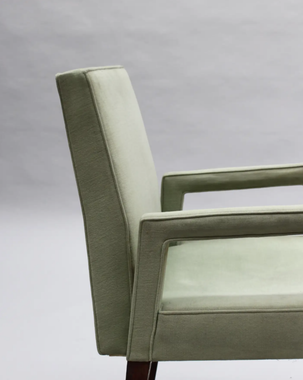 4 Fine French 1960s Armchairs by Jules Leleu - Image 9